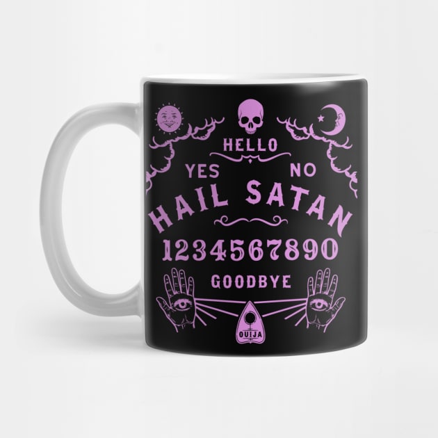 Hail Satan Ouija Board by Tshirt Samurai